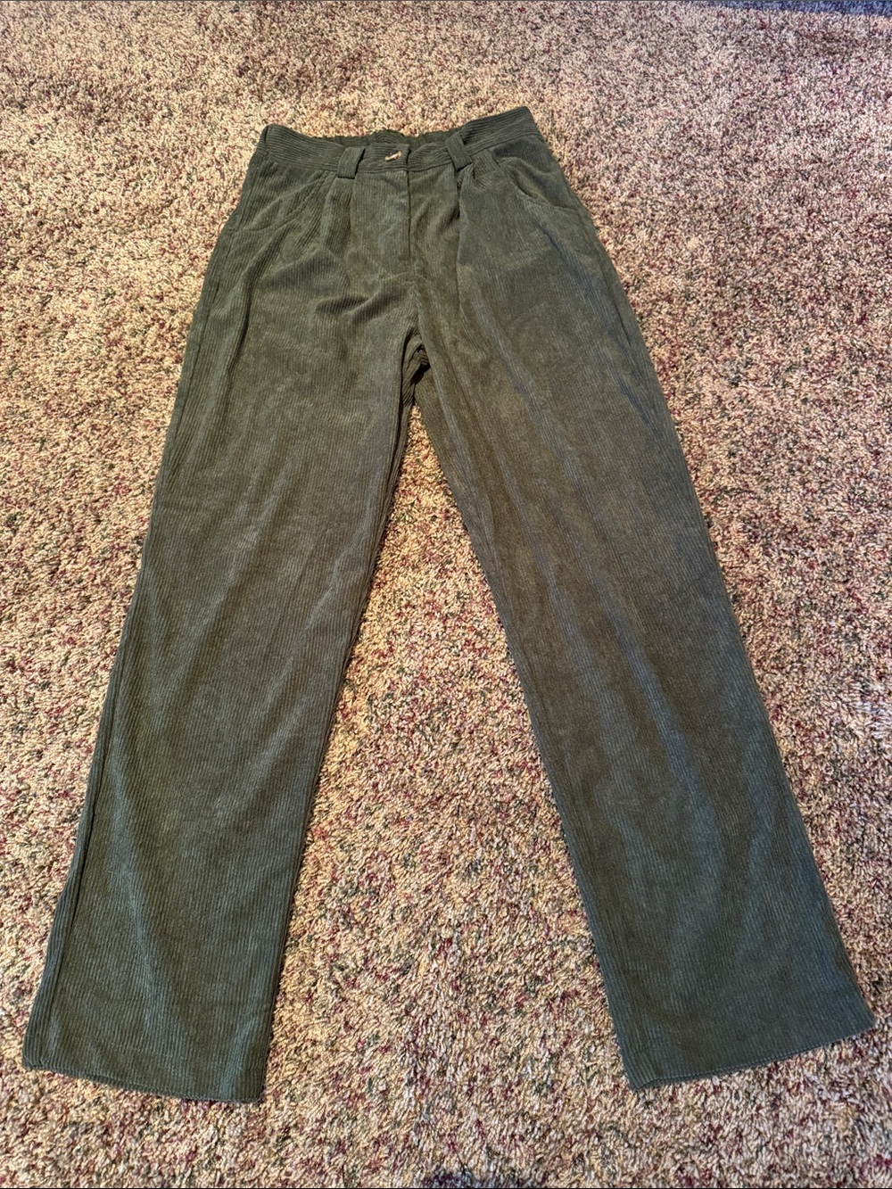 Corduroy polyester pants